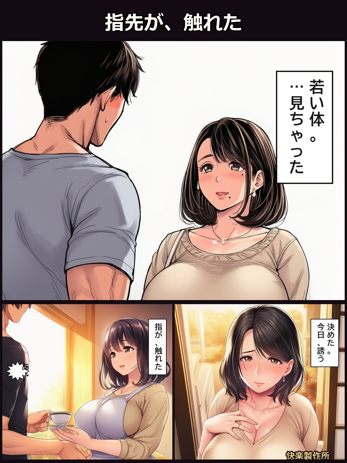 熟れごろ人妻 ─ 年下との火遊び【熟女NTR・セリフ付き計144枚】