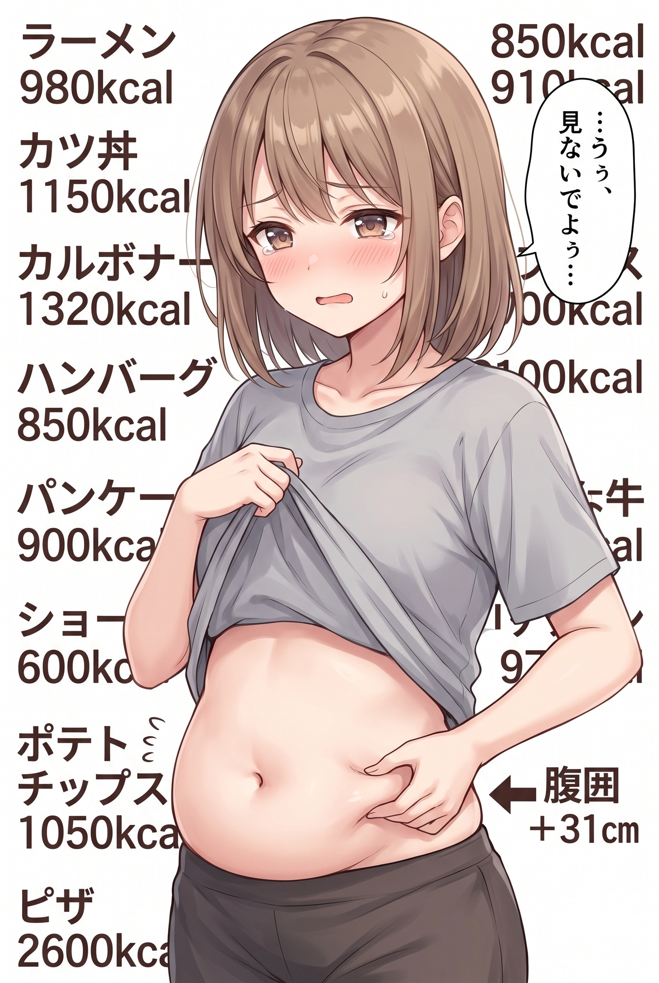 太らせぽっちゃり少女CG 【04】