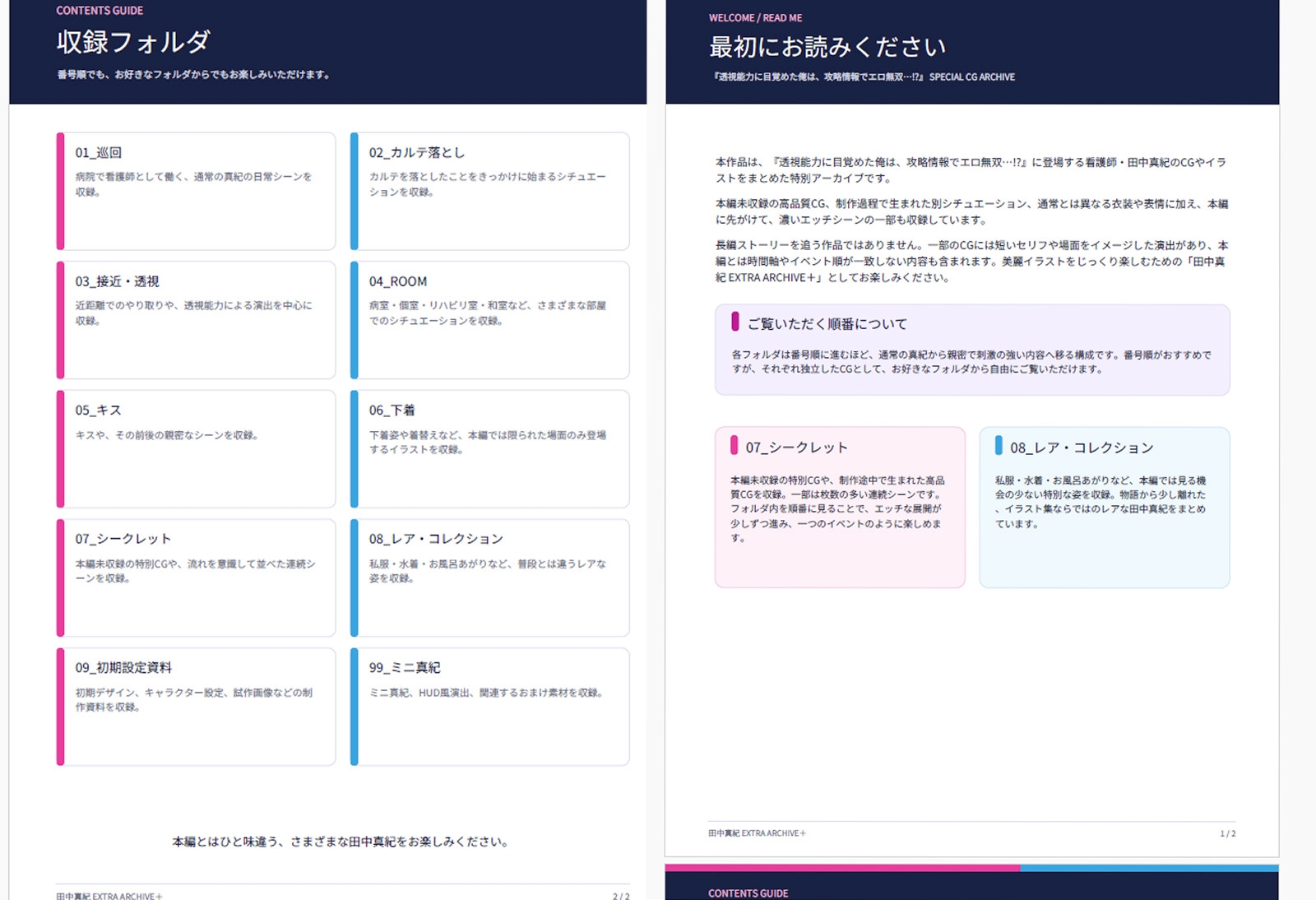透視能力に目覚めた俺は、攻略情報でエロ無双する…?田中真紀 EXTRA ARCHIVE