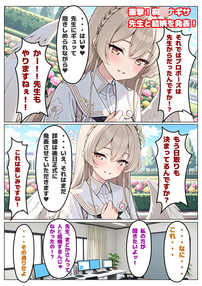 【ブル〇カ】ヤンデレナギサは先生を所持したい・前編