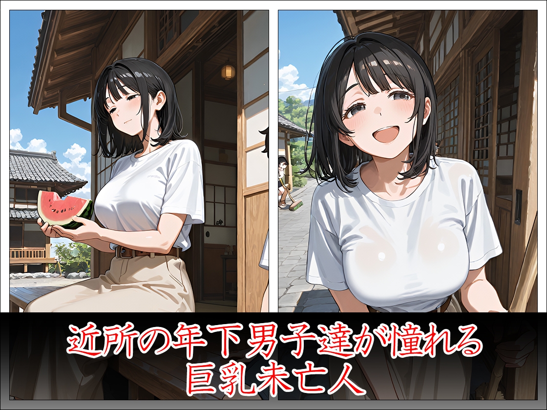 巨乳未亡人 他人チンポで埋める心の隙間