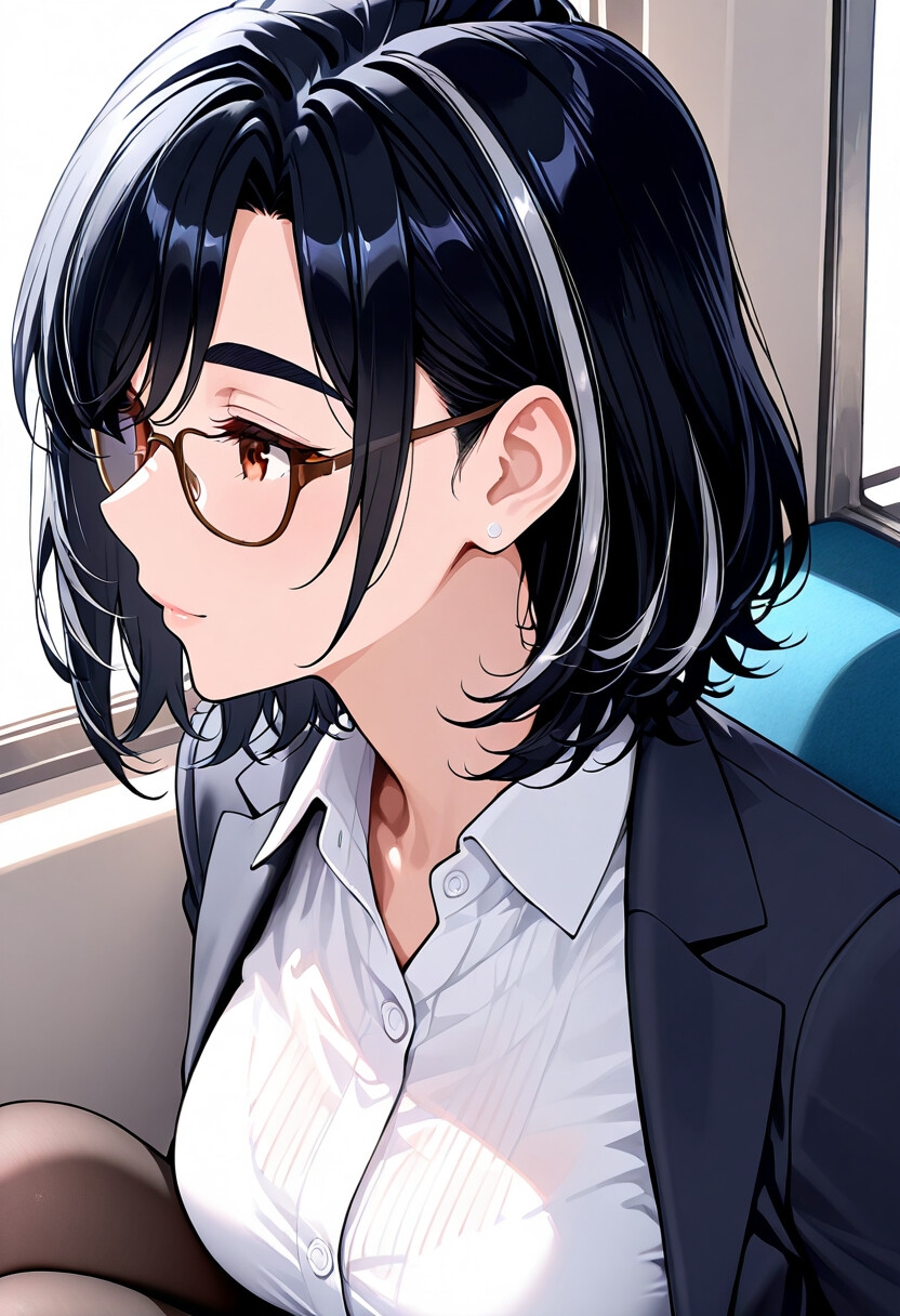 メガネOLあおいと出張のあとで。