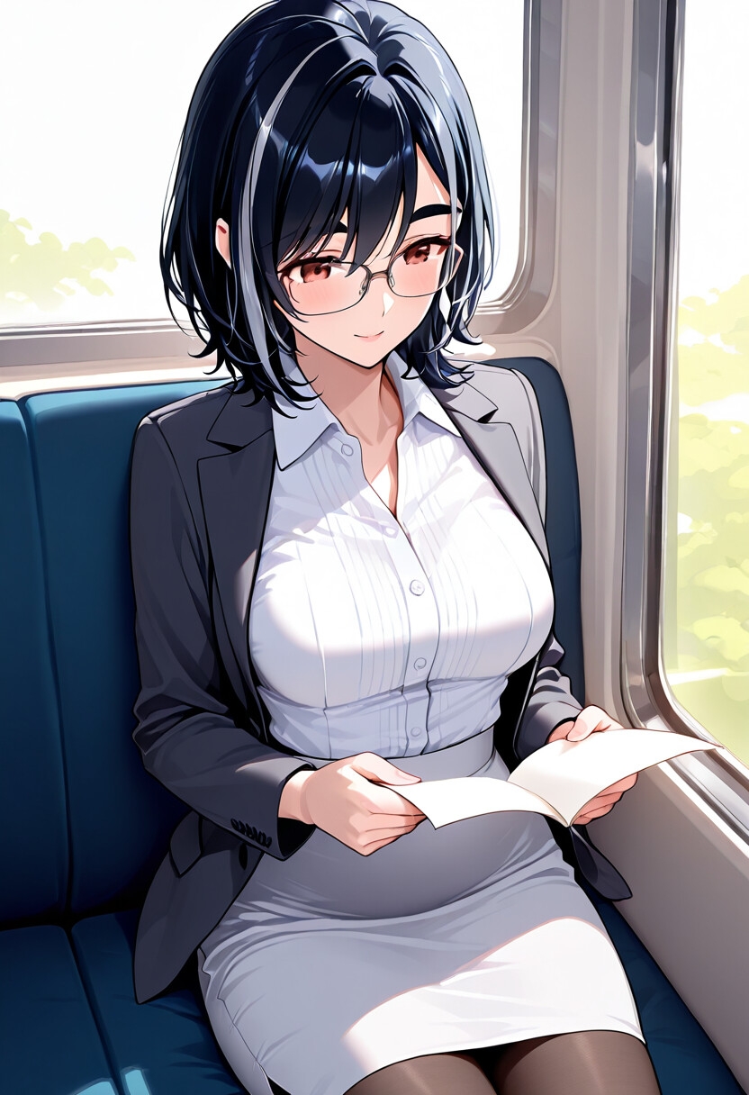 メガネOLあおいと出張のあとで。