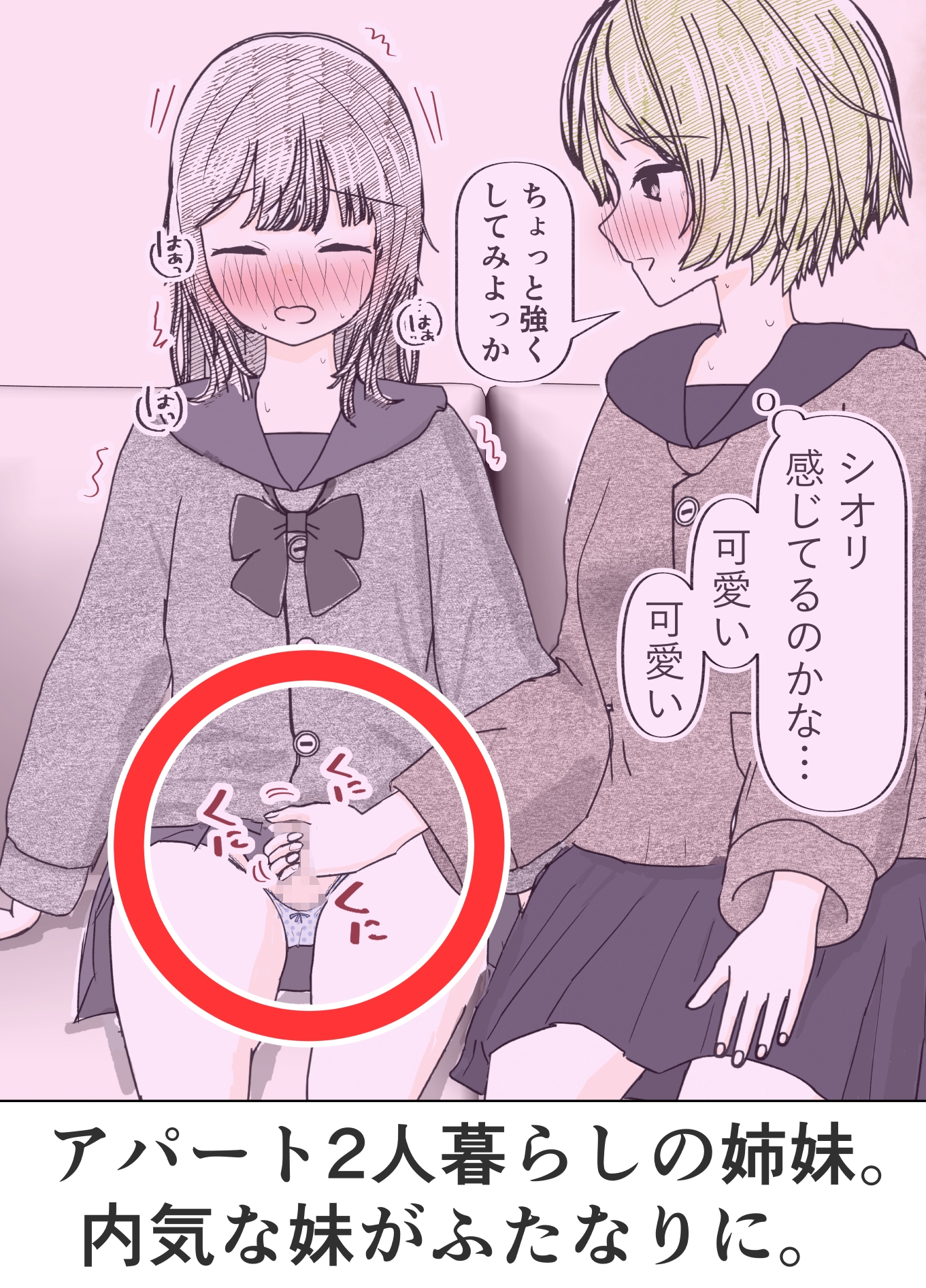ふたなり病の妹の射精を優しく受け止めるお姉ちゃんの話 – Preview 2