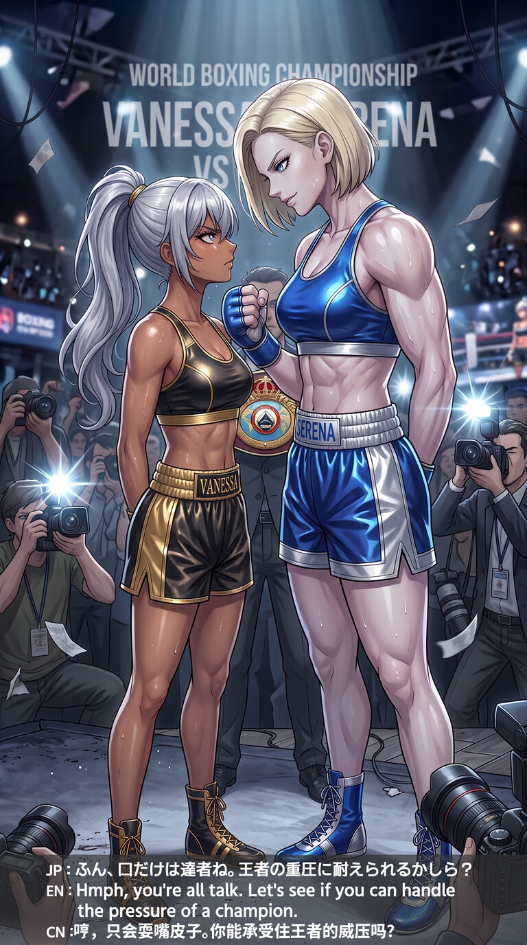 [Boxing Defeat] SHATTERED PRIDE - 褐色挑戦者ヴァネッサ、完全敗北の記録 - (JP/EN/CN Support) – Preview 2