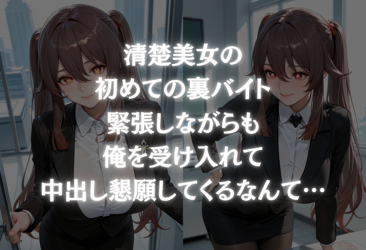 清楚美女の初めての裏バイト