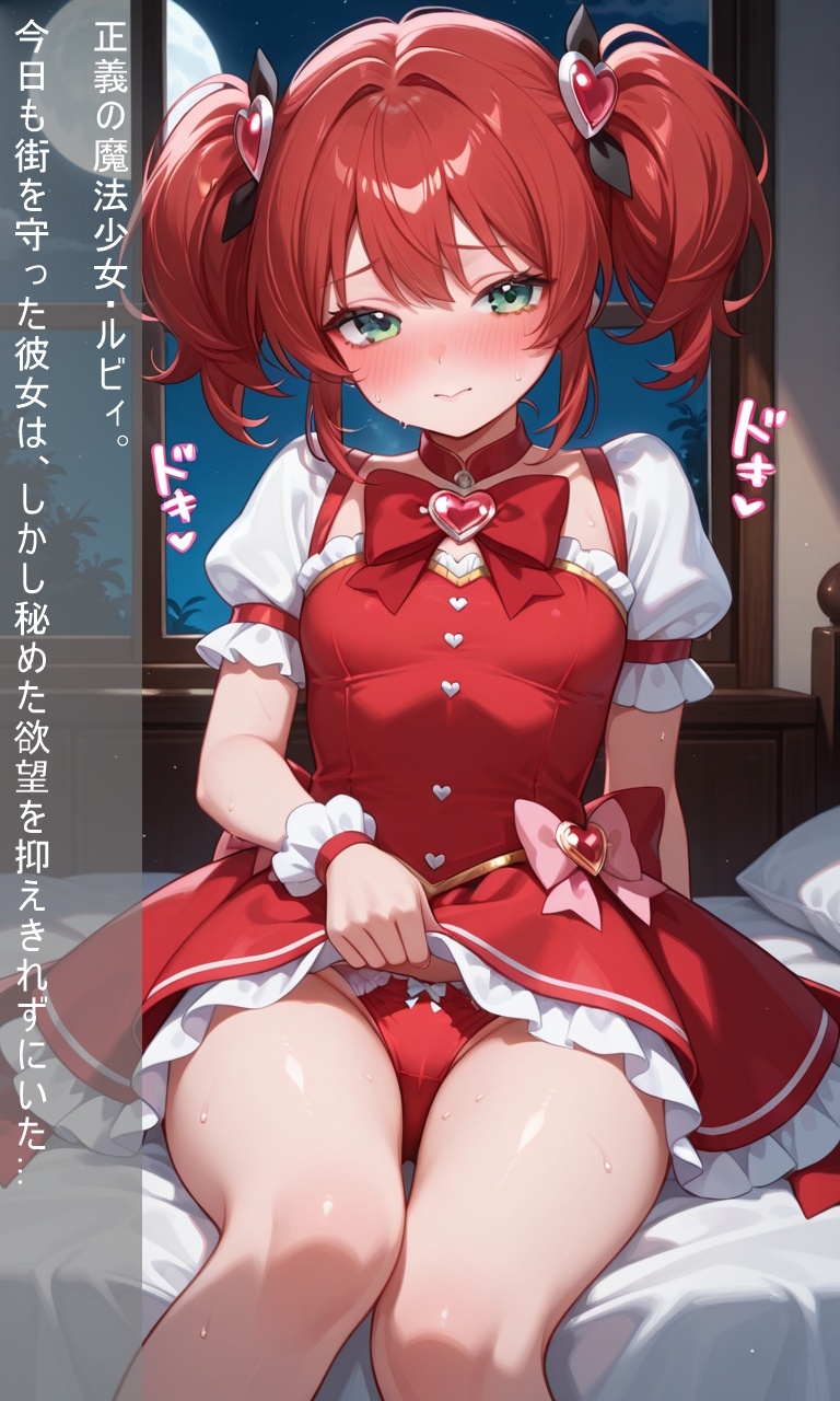 触手に堕ちた赤い髪の魔法少女 〜正義の終わりと快楽の始まり〜