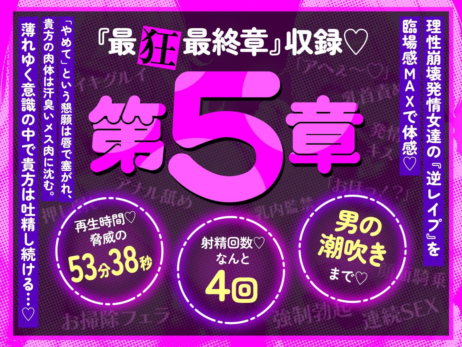 【逆レ○プ】搾精即売会〜どすけべ痴女サークルの性処理道具にされた貴方は、「イベント中」も「イベント後」も発情女2匹に容赦無く搾られる♡〜 – Preview 5