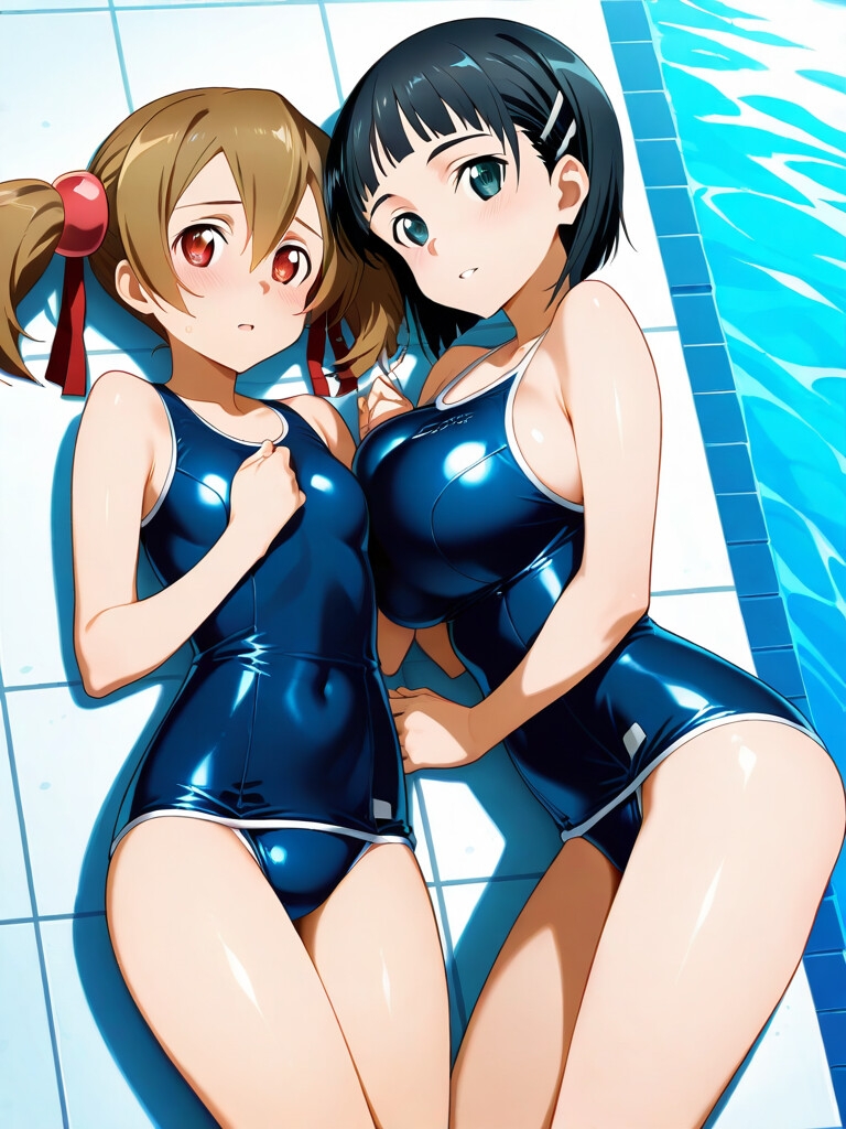 シリカ直葉スク水エッチ 261枚