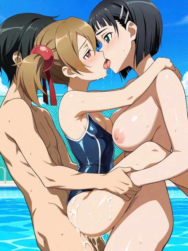 シリカ直葉スク水エッチ 261枚