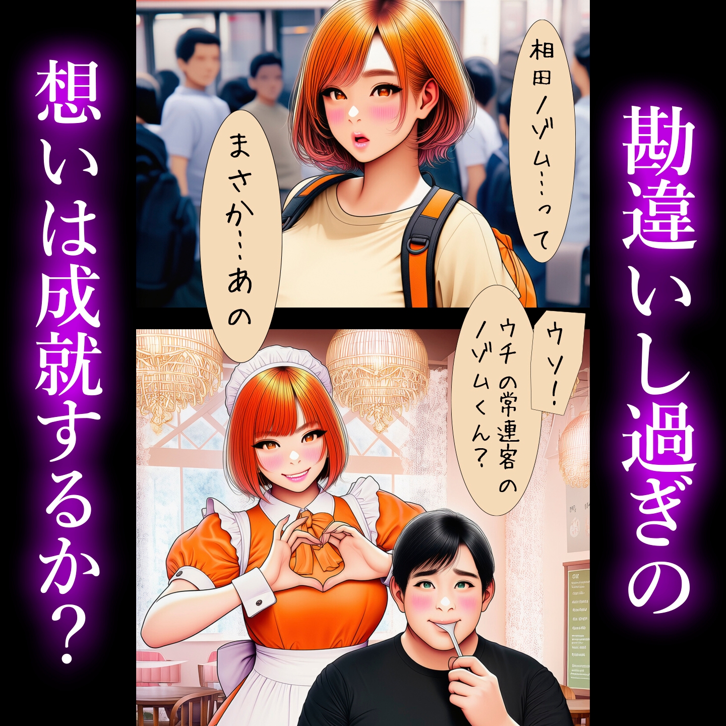 【TSF熟女化】完熟チェンジ 元男の中年モブ女が想いを遂げ豊満熟女百合カップルになるまで
