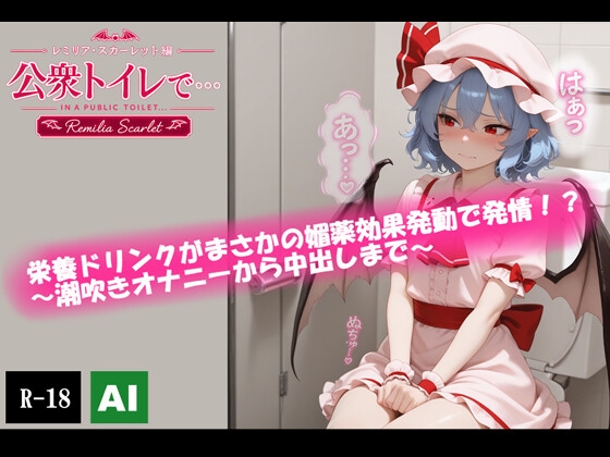 【AI生成】公衆トイレで・・・(レミリア・スカーレット編) – main preview