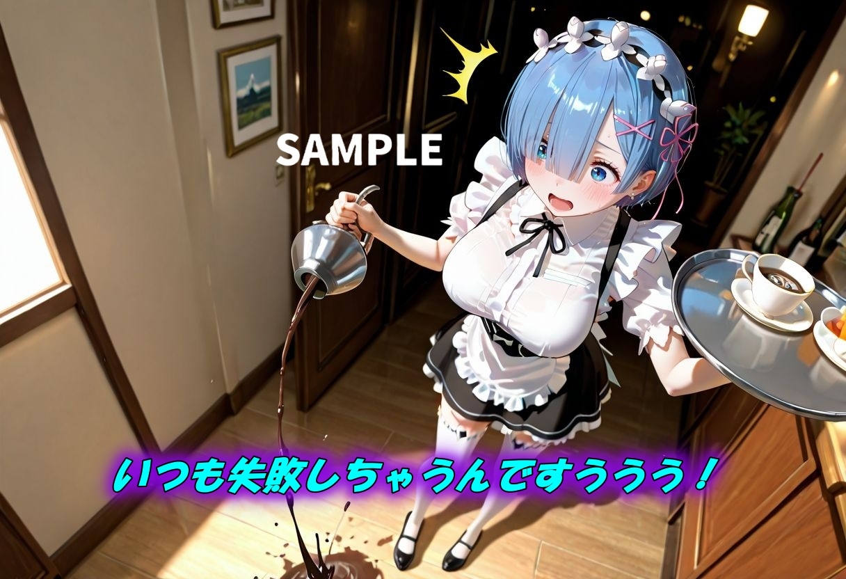 バイトでミスしまくり罰として裸エプロン