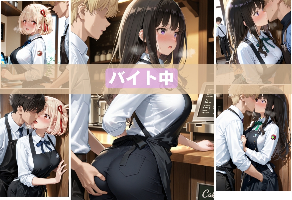 人気カフェのかわいい看板娘、実は裏では店長にハメられまくっていた – Preview 3