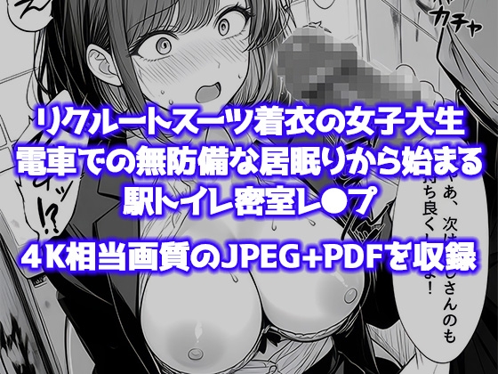 就活帰りの電車で居眠り…パンツ丸見えだった女子大生が駅トイレで中年に犯された件