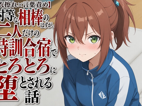 【衣擦れ×言葉責め】対等な相棒のはずが、二人だけの特訓合宿でとろとろに堕とされる話 – main preview