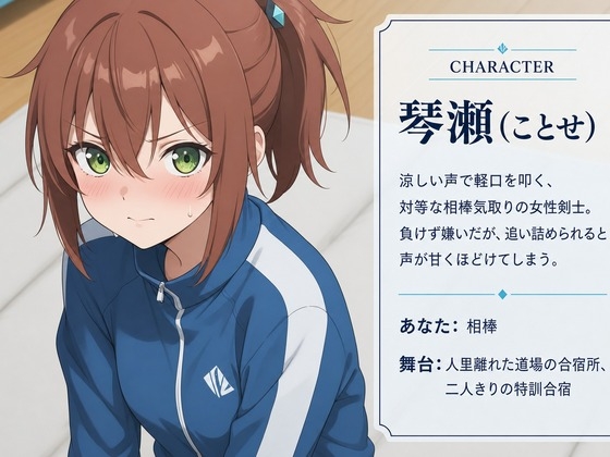 【衣擦れ×言葉責め】対等な相棒のはずが、二人だけの特訓合宿でとろとろに堕とされる話 – Preview 2