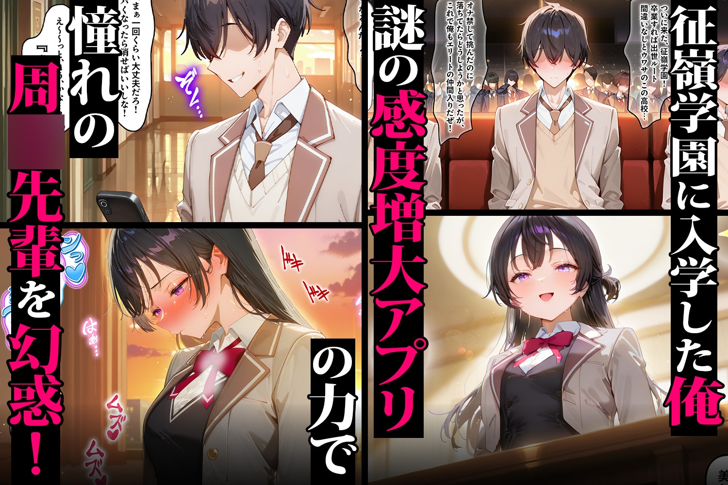 催○アプリで感度3000倍♡ イキ狂い絶頂中出しされた話 周〇有希&ア〇リャ&マ〇シャ編