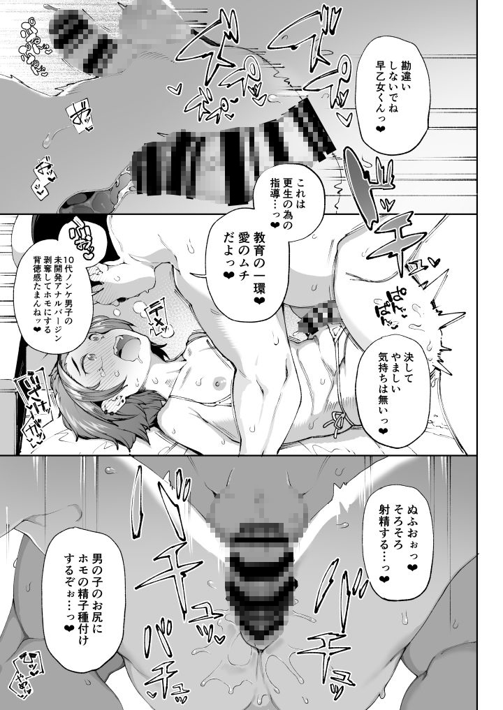 女装更生 クラスの不良悪ガキ男子生徒くん女装メス堕ちプログラム – Preview 3
