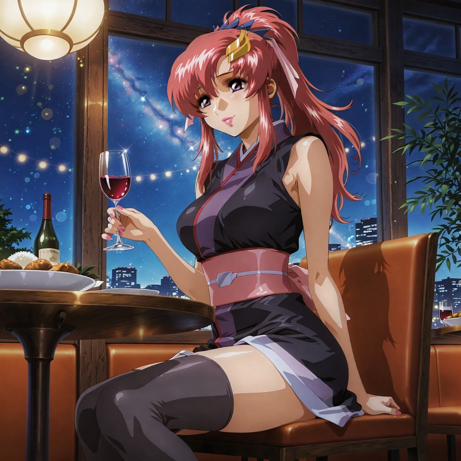 ラクス・〇ラインとキラ・〇マトのプライベートの夜デート