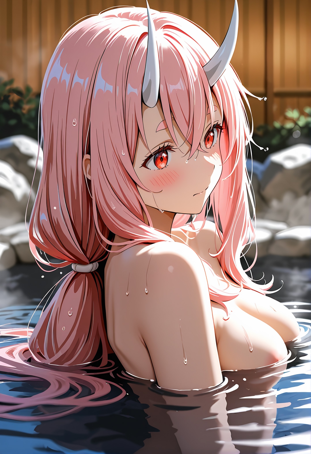 オニ族の姫を輪○温泉旅行 ～湯煙の中で理性が溶けるまで犯され続けたシュ〇～