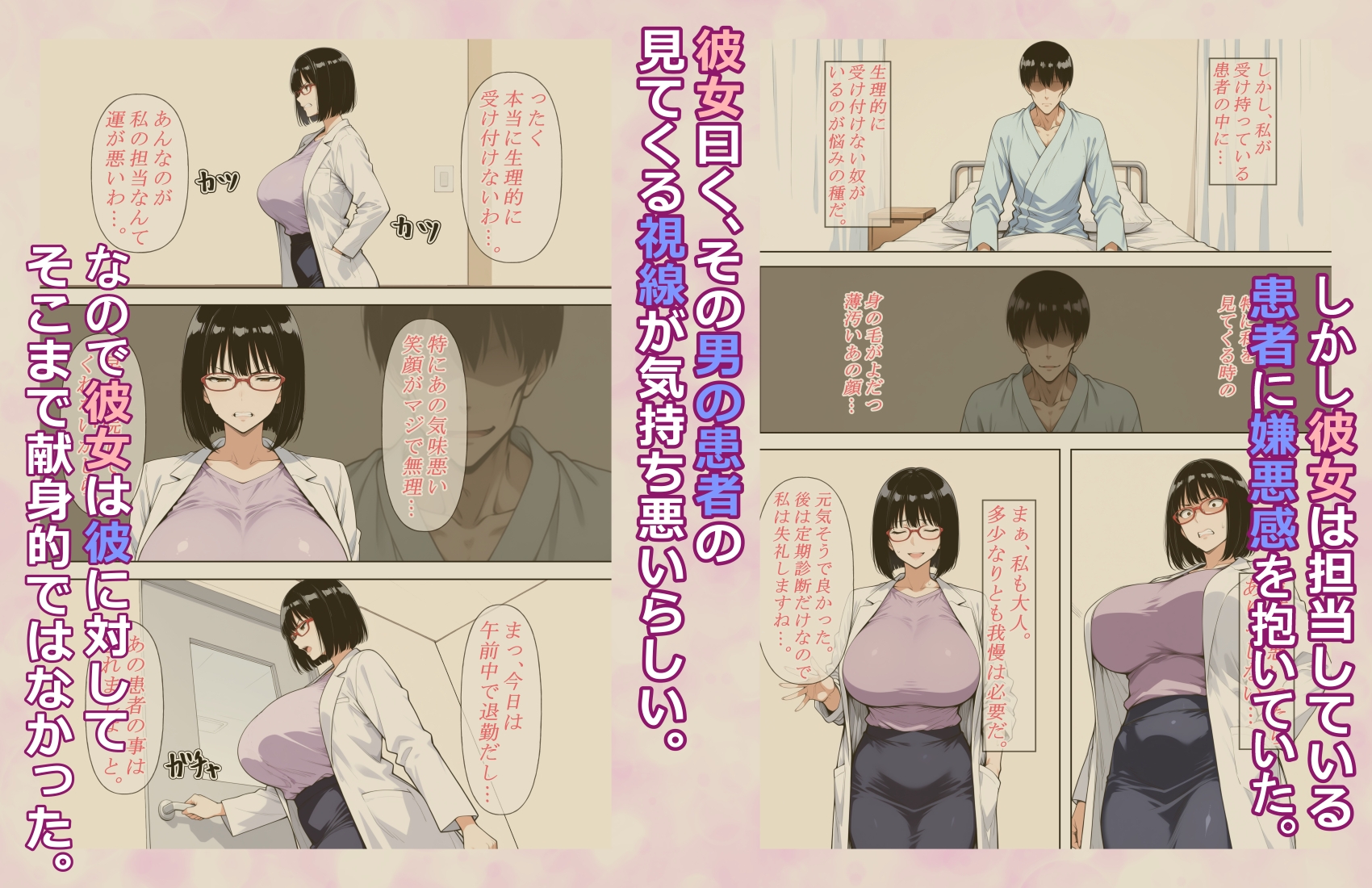 生意気な巨乳美人女医に憑依したのでド変態オナニーしてやる!!