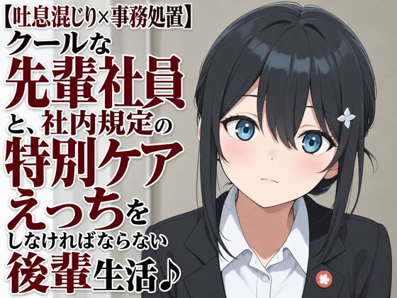 【吐息混じり×事務処置】クールな先輩社員と、社内規定の特別ケアえっちをしなければならない後輩生活♪ – main preview