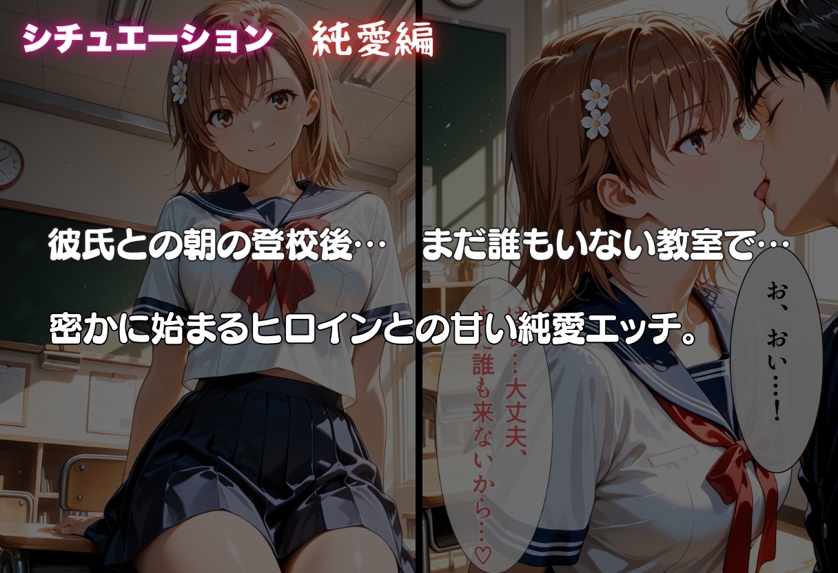 御坂◯琴が彼氏と甘エッチ直後、教師NTR中出しされ学園肉便器に堕ちた
