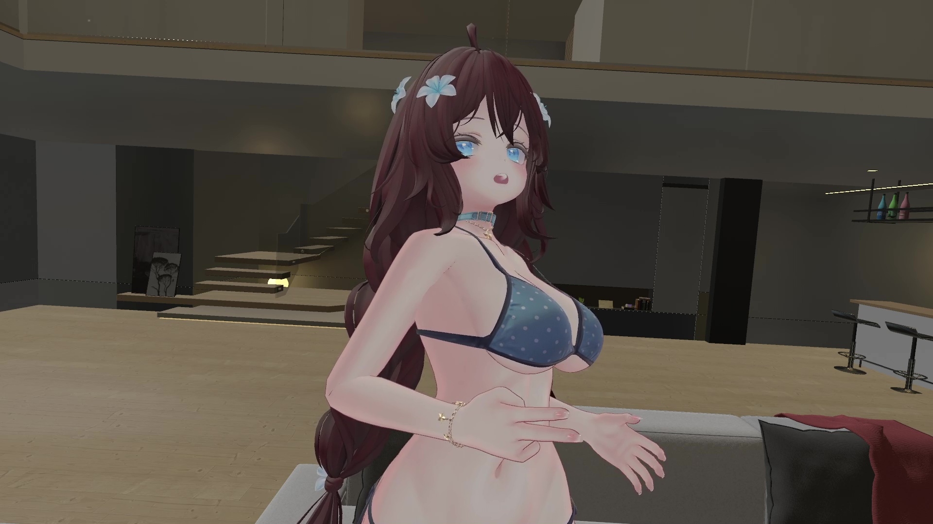 【ChilloutVR】連動フルトラ！100Pで10回スクワットしたよ！！井栗まろん – Preview 3