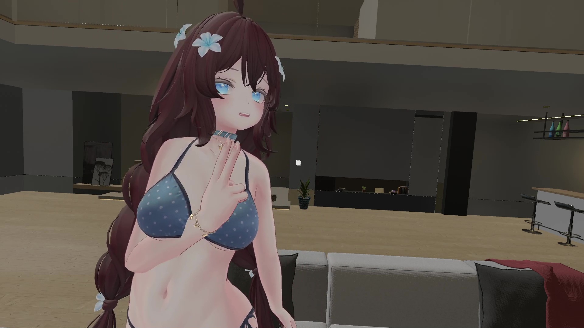 【ChilloutVR】連動フルトラ！100Pで10回スクワットしたよ！！井栗まろん – Preview 4