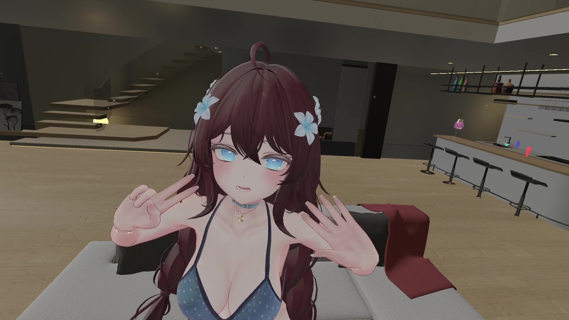 【ChilloutVR】連動フルトラ！100Pで10回スクワットしたよ！！井栗まろん – Preview 7