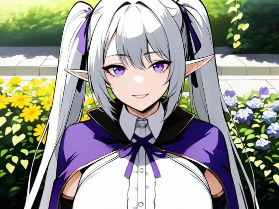 【表情5種×シチュエーション8舞台】銀髪エルフの魔導姫ゼルモリア 全140枚コンプリートCG集 -表情万華鏡-