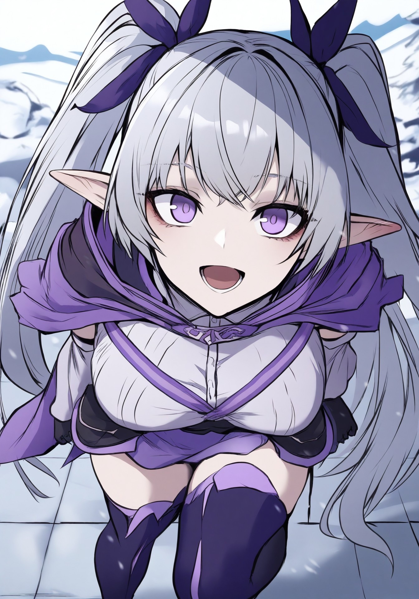 【表情5種×シチュエーション8舞台】銀髪エルフの魔導姫ゼルモリア 全140枚コンプリートCG集 -表情万華鏡-