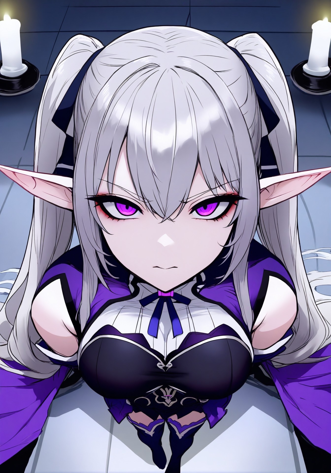 【表情5種×シチュエーション8舞台】銀髪エルフの魔導姫ゼルモリア 全140枚コンプリートCG集 -表情万華鏡-