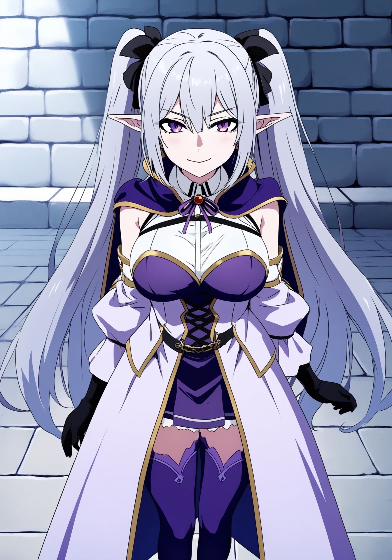 【表情5種×シチュエーション8舞台】銀髪エルフの魔導姫ゼルモリア 全140枚コンプリートCG集 -表情万華鏡-