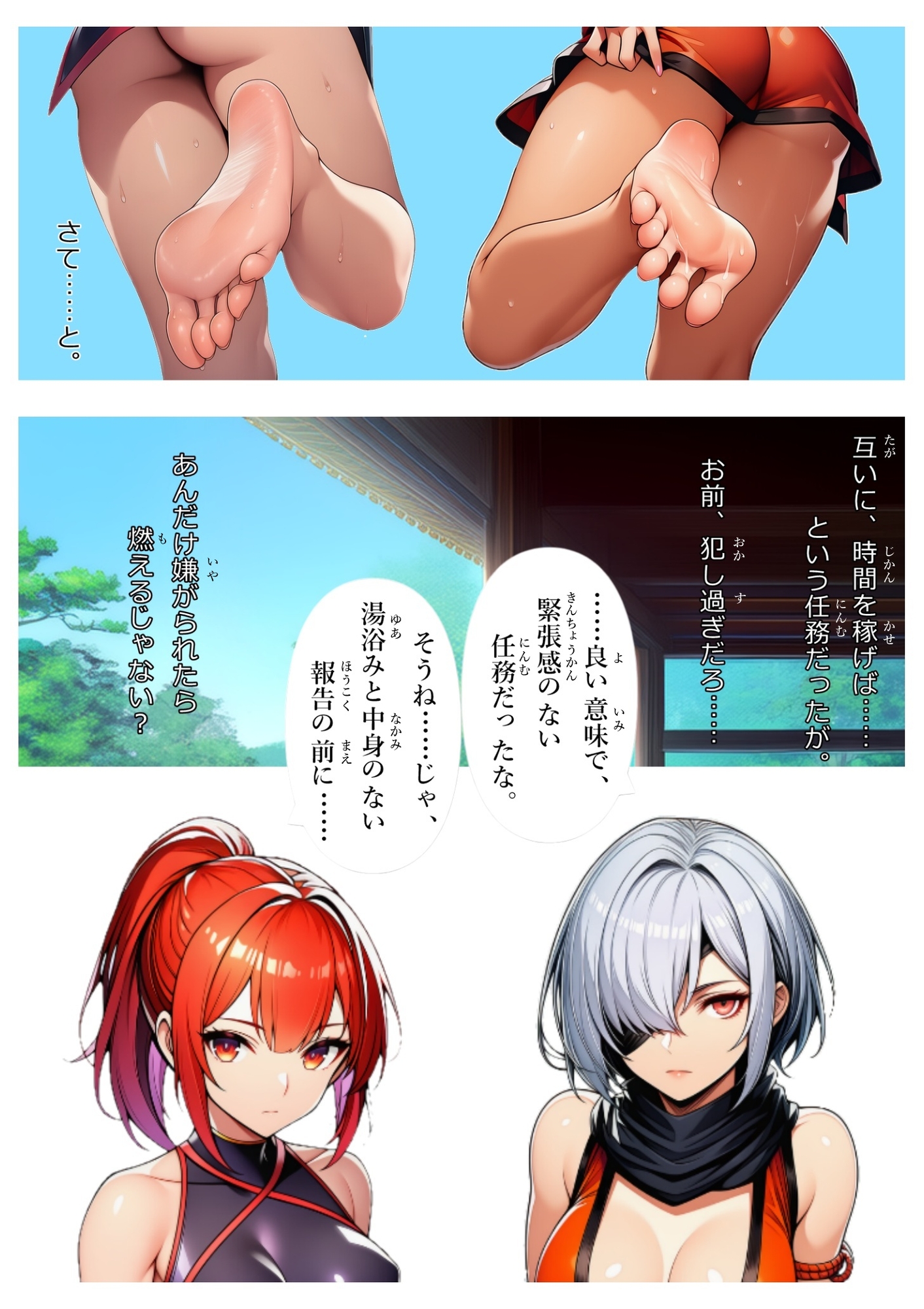 同期のくノ一に責めてもらう
