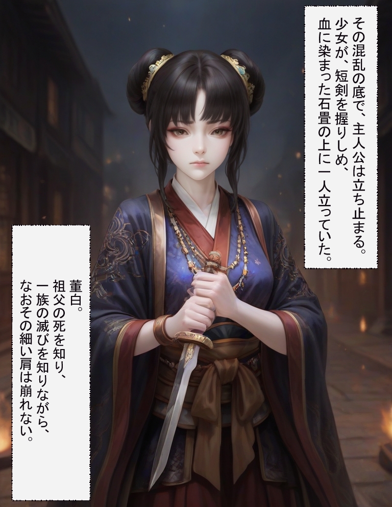 白き華の贖い ―董白は罪人を甘やかす―