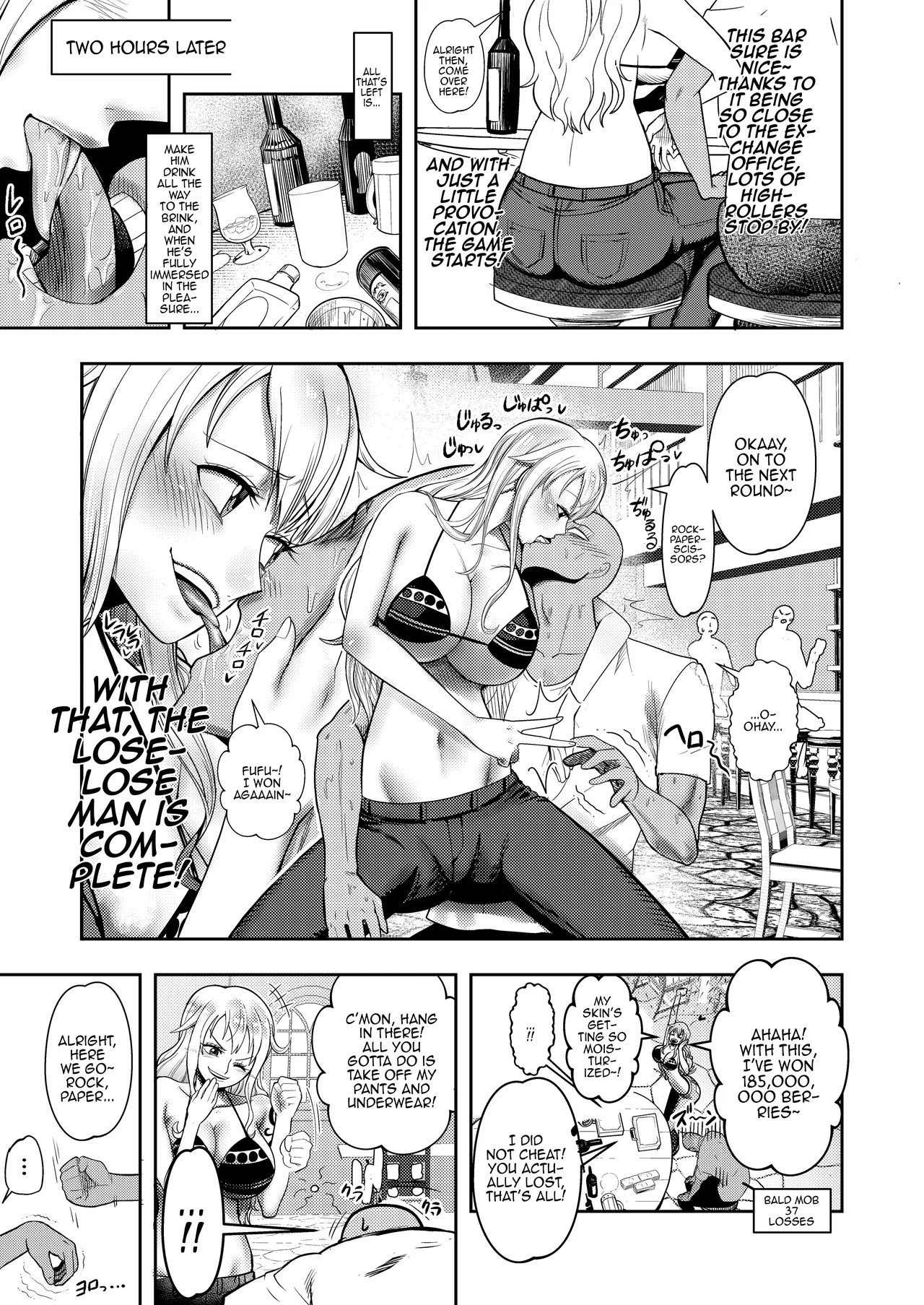 Strip Game, Rock, Paper, Scissors with Nami san