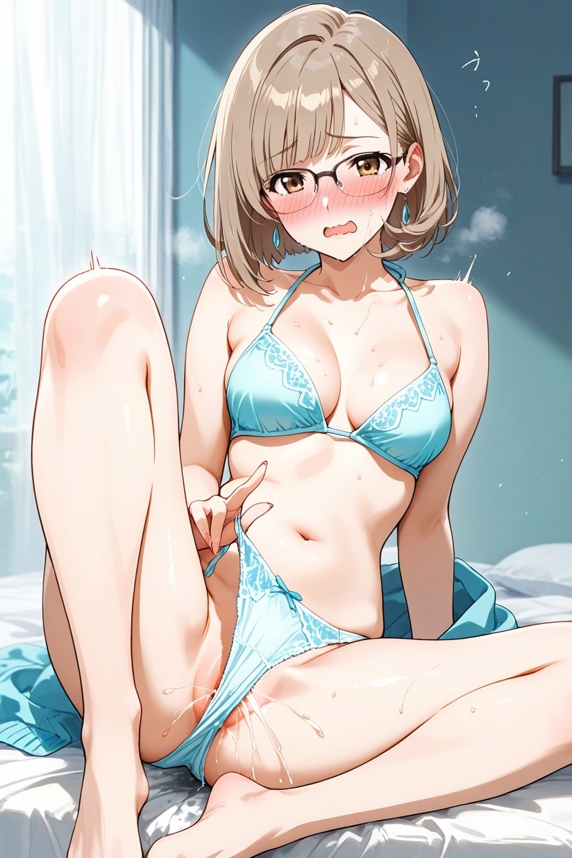 【200枚+PDF】「……真面目なところ、見て欲しかったのかな……っ?」 ── 知的な眼鏡美女の段階的ストーリー露出・完全保存版200枚パック