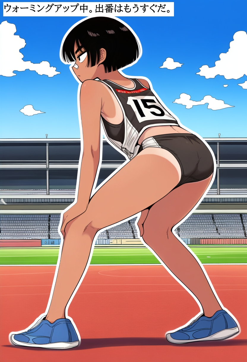ボーイッシュ陸上女子の性欲処理に付き合わされる話。
