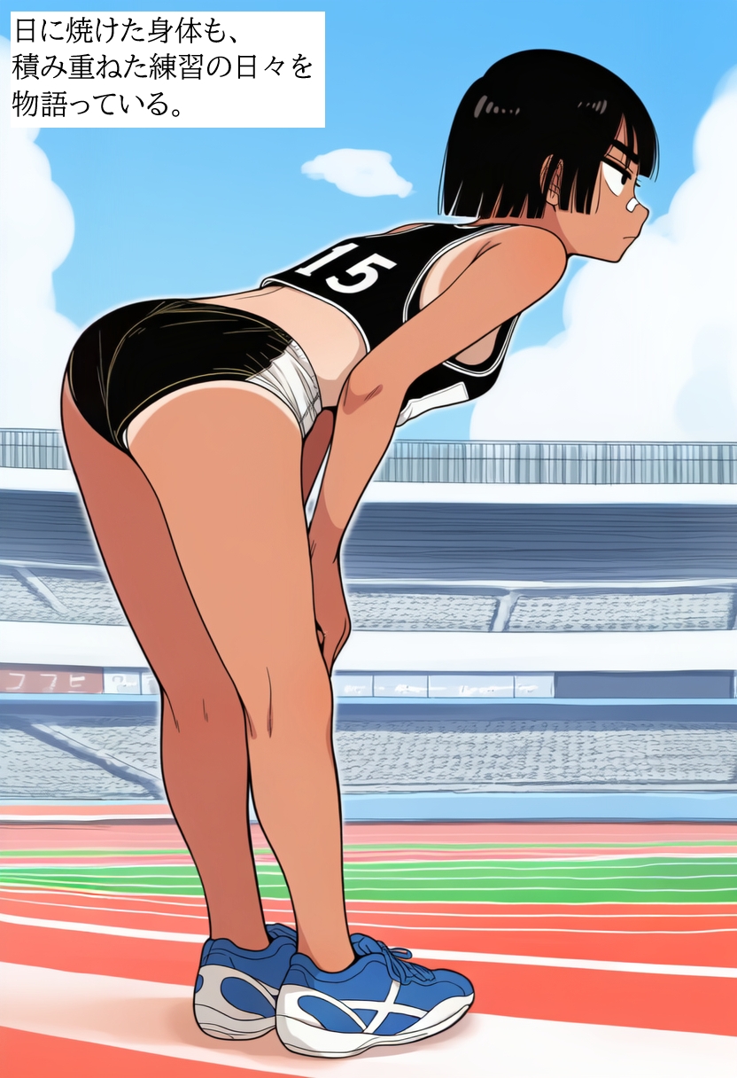 ボーイッシュ陸上女子の性欲処理に付き合わされる話。