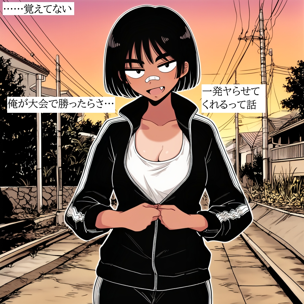 ボーイッシュ陸上女子の性欲処理に付き合わされる話。