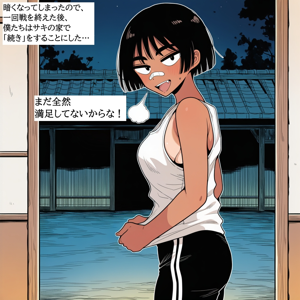 ボーイッシュ陸上女子の性欲処理に付き合わされる話。