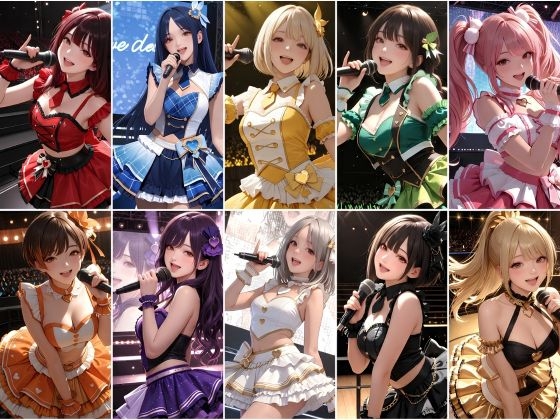 私の肛門そんなに見ないで 女性アイドル10人