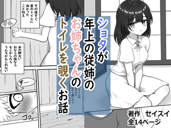 ショタが年上の従姉のお姉ちゃんのトイレを覗くお話 – main preview