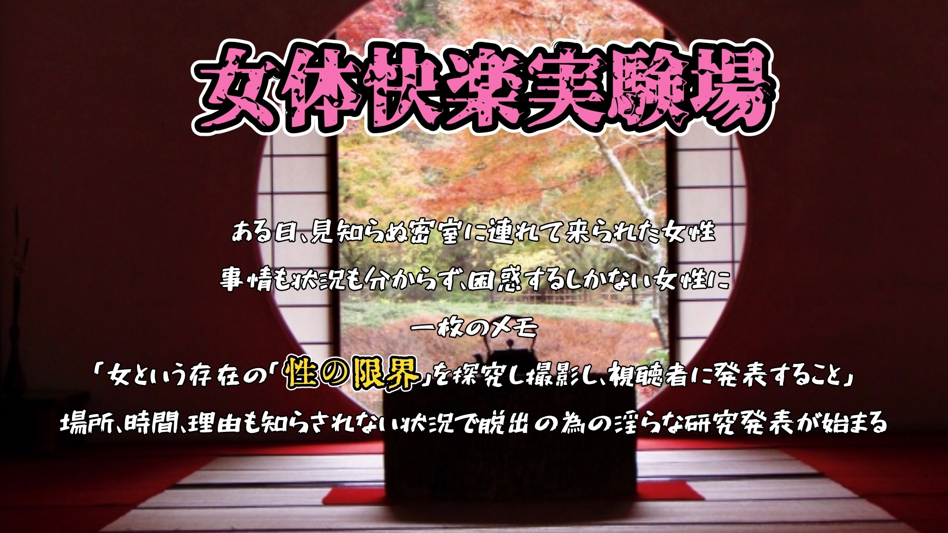 【実演】『女体快楽実験場』被験体No,019「祈唯手みりゅぅ」Stage,1前編【オホ声】 – Preview 2