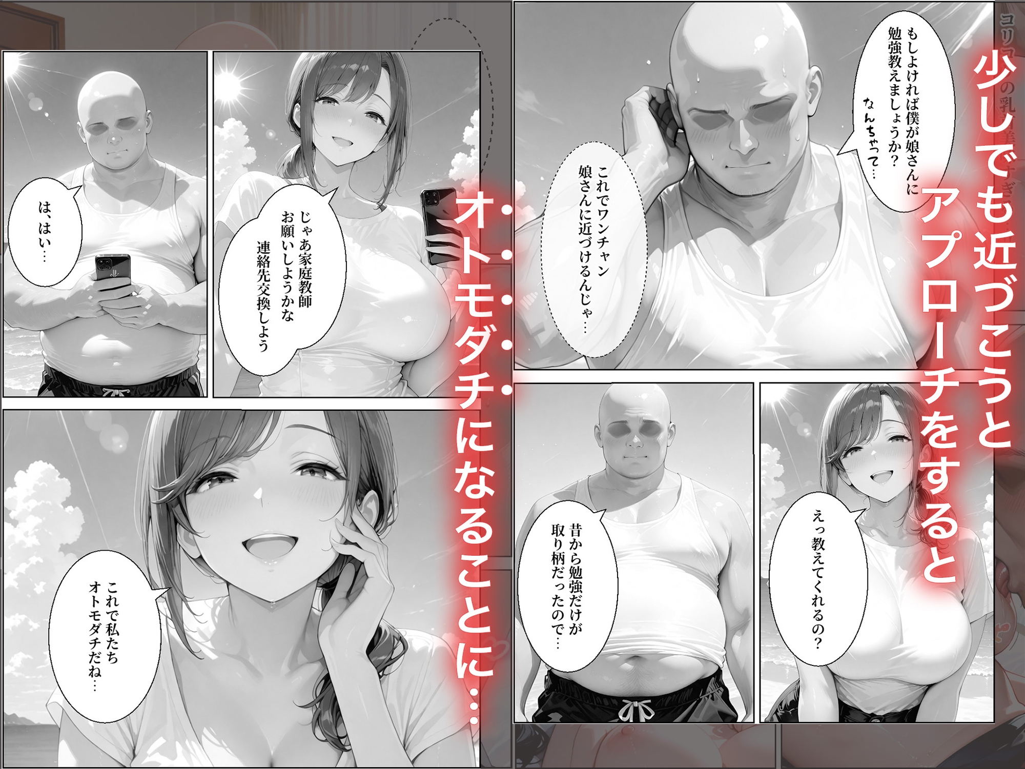 海で出会ったシングルマザーに誘惑されて生ハメセックスしちゃった話