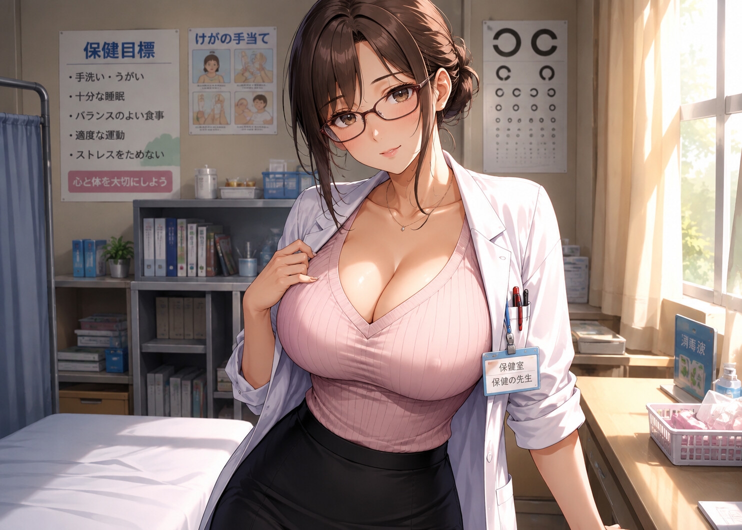 【シチュボ/オホ声】本物のメス穴を使って種付け交尾のやり方を丁寧に教えてくれる保健の先生
