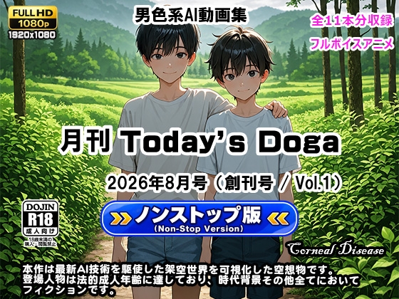 月刊 Today's Doga 2026年8月号(創刊号 / Vol.1)【11作品・ノンストップ版】