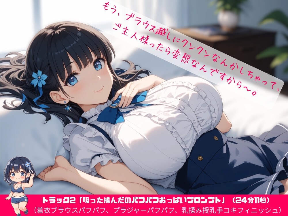 デカ乳AIオナロイドに吸った揉んだのおっぱいプロンプトで特濃ドパ汁三昧！